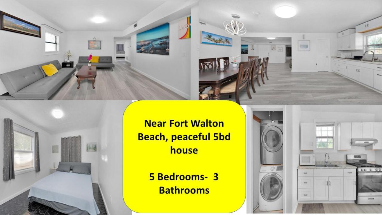 Near Fort Walton Beach, Peaceful 5 Bedrooms House Εξωτερικό φωτογραφία